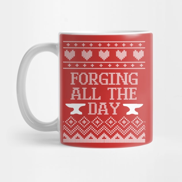 Ugly Forging Holiday Sweater design by Nice Surprise